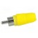 Plug | RCA | male | straight | soldering | yellow | for cable фото 3