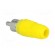 Plug | RCA | male | straight | soldering | yellow | for cable image 4