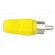 Plug | RCA | male | straight | soldering | yellow | for cable image 7