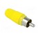 Plug | RCA | male | straight | soldering | yellow | for cable фото 8