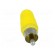 Plug | RCA | male | straight | soldering | yellow | for cable фото 9