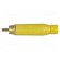 Plug | RCA | male | straight | soldering | yellow | gold-plated | 3÷7mm image 3