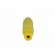 Plug | RCA | male | straight | soldering | yellow | gold-plated | 3÷7mm image 5