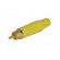 Plug | RCA | male | straight | soldering | yellow | gold-plated | 3÷7mm paveikslėlis 2