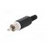 Plug | RCA | male | with strain relief | straight | soldering paveikslėlis 2