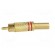 Plug | RCA | male | with strain relief | straight | soldering | 5mm image 3