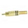 Plug | RCA | male | with strain relief | straight | soldering | 5mm paveikslėlis 3