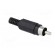 Plug | RCA | male | with strain relief | straight | soldering | black фото 8