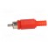 Plug | RCA | male | with strain relief | straight | soldering | red фото 3