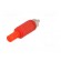 Plug | RCA | male | with strain relief | straight | soldering | red фото 6