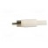 Plug | RCA | male | with strain relief | straight | soldering | white фото 3