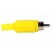 Plug | RCA | male | with strain relief | straight | soldering | yellow image 7
