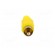Plug | RCA | male | with strain relief | straight | soldering | yellow image 9
