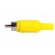 Plug | RCA | male | with strain relief | straight | soldering | yellow image 3