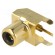 Socket | RCA | female | angled 90° | THT | brass | tinned | on PCBs фото 1