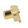 Socket | RCA | female | angled 90° | THT | brass | gold-plated | on PCBs image 3