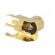 Socket | RCA | female | angled 90° | THT | brass | gold-plated | on PCBs image 5