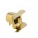 Socket | RCA | female | angled 90° | THT | brass | gold-plated | on PCBs image 3