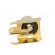 Socket | RCA | female | angled 90° | THT | brass | gold-plated | on PCBs paveikslėlis 5