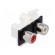 Socket | RCA | female | double deck | angled 90° | THT | No.of sockets: 2 image 8