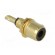Socket | RCA | female | gold-plated | for panel mounting | 6mm paveikslėlis 8