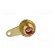 Socket | RCA | female | gold-plated | for panel mounting | Marker: red image 5