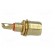 Socket | RCA | female | gold-plated | for panel mounting | Marker: red фото 7
