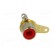 Socket | RCA | female | gold-plated | for panel mounting | Marker: red image 9