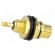Socket | RCA | female | insulated | gold-plated | for panel mounting paveikslėlis 7