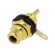 Socket | RCA | female | insulated | gold-plated | for panel mounting фото 2