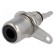 Socket | RCA | female | nickel plated | for panel mounting | 6mm image 1