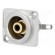 Socket | RCA | female | soldering | gold-plated | for panel mounting фото 1
