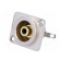 Socket | RCA | female | soldering | gold-plated | for panel mounting image 2