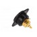 Socket | RCA | female | soldering | gold-plated | Marker: black image 4