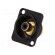 Socket | RCA | female | soldering | gold-plated | Marker: black image 1
