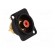 Socket | RCA | female | soldering | gold-plated | Marker: red image 8