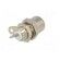 Socket | RCA | female | straight | soldering | brass | nickel plated image 8