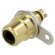 Socket | RCA | female | straight | soldering | gold-plated image 1