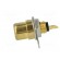Socket | RCA | female | straight | soldering | gold-plated | Marker: red фото 3