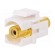 Socket | Transition: coupler | female x2 | straight | gold-plated image 1