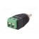 Transition: adapter | mono | terminal block,RCA plug | PIN: 2 image 6