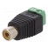 Transition: adapter | mono | RCA socket,terminal block | PIN: 2 paveikslėlis 1