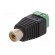 Transition: adapter | mono | RCA socket,terminal block | PIN: 2 фото 2