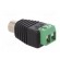 Transition: adapter | mono | RCA socket,terminal block | PIN: 2 фото 4