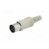 Plug | DIN | male | PIN: 6 | Layout: 240° | straight | for cable | soldering image 2