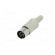 Plug | DIN | male | PIN: 8 | Layout: 270° | straight | for cable | soldering image 2