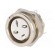 Socket | DIN | female | PIN: 3 | Layout: 180° | for panel mounting,screw image 1