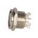 Socket | DIN | female | PIN: 7 | Layout: 270° | for panel mounting,screw paveikslėlis 3