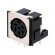 Socket | DIN | female | shielded | PIN: 6 | Layout: 240° | angled 90° | THT image 1