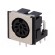 Socket | DIN | female | shielded | PIN: 8 | Layout: 270° | angled 90° | THT image 1